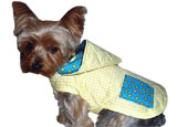 Пальто стеганое с капюшоном для собаки