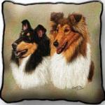подушка с изображением собак